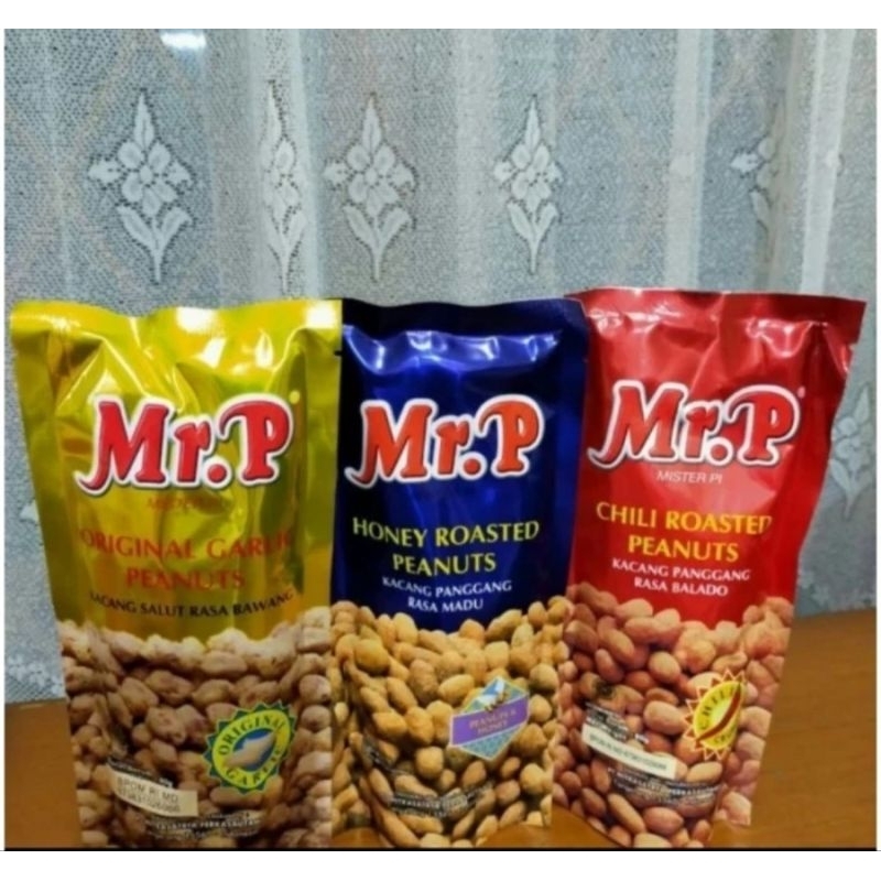 

Snack Kacang MR.P kemasan 80Gram