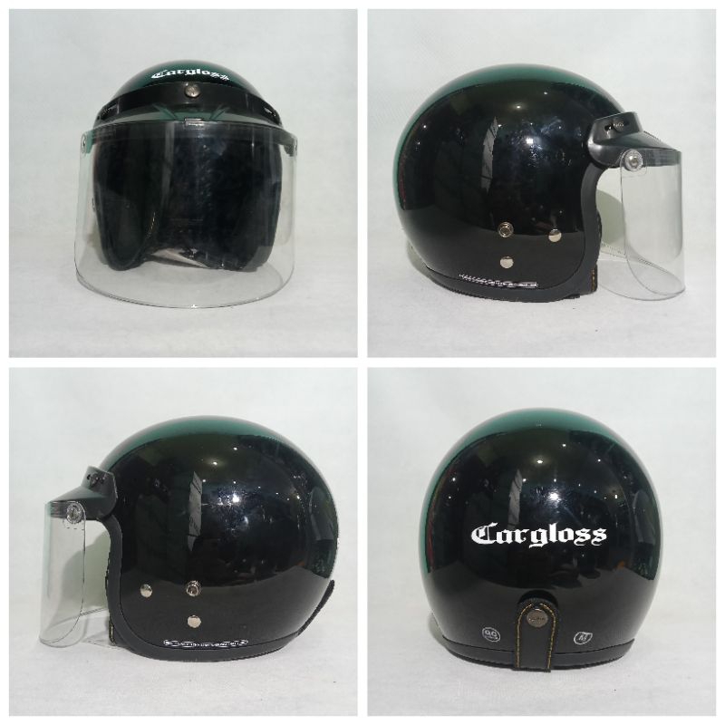 HELM CARGLOSS CFM ORIGINAL PLUS KACA DATAR BENING ALLCOLOUR