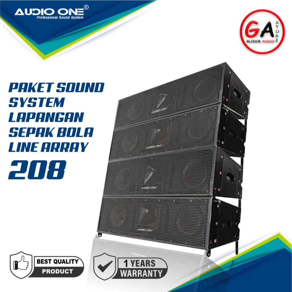 PAKET SOUND SYSTEM LAPANGAN SEPAK BOLA - PAKET SOUND SYSTEM AUDIO ONE