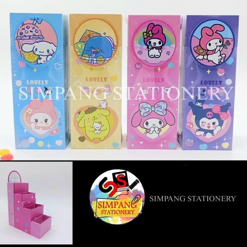 

Kotak Pensil Sanrio Berdiri 4 Susun 690 SR