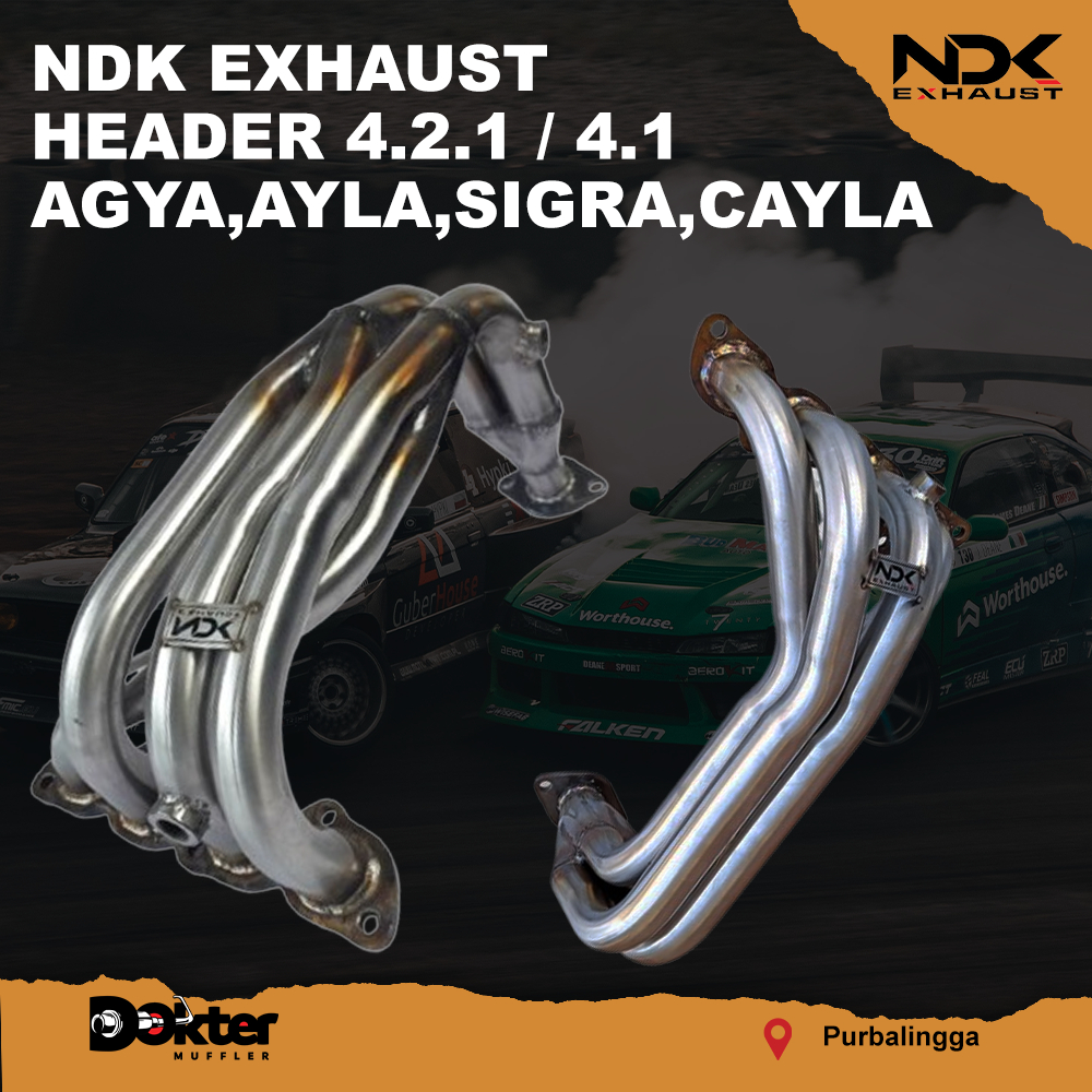 NDK EXHAUST HEADER MOBIL RACING AGYA AYLA SIGRA CAYLA 1200CC NDK EXHAUST MANIFOL MOBIL RACING NDK EX