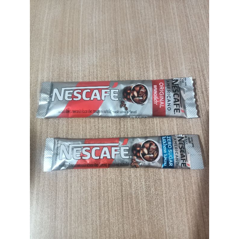 

Nescafe Americano Zero Sugar Original Kopi O Thai land Ecer 1 Sachet