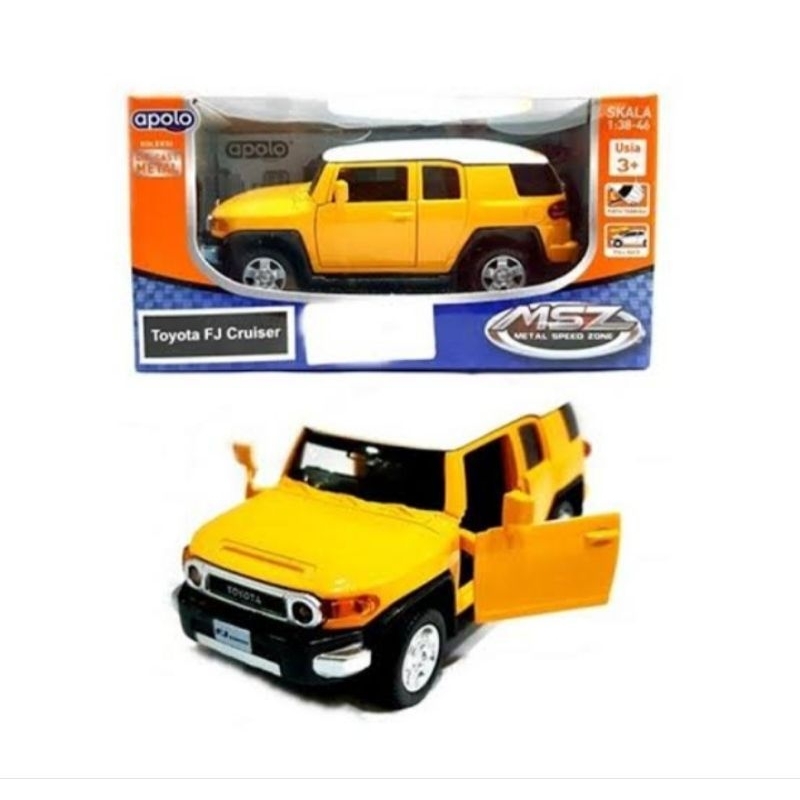 Diecast Apolo MSZ Toyota FJ Cruiser Kuning