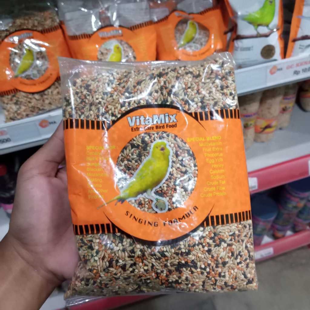 VITAMIX SINGING FORMULA VITAMIX KENARI PAKAN BURUNG LOVEBIRD KENARI PARKIT VITAMIK VITAMIX