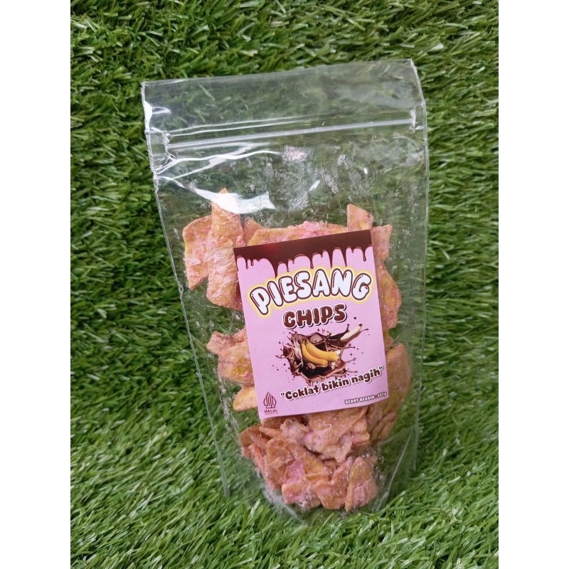 

keripik pisang coklat lumer strawberry