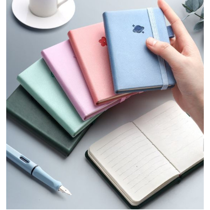 

Buku Note Catatan Notebook Mini Lucu Uniq Hard Cover Canvas Waterproof Kertas Halus Pocket isi 100 Lembar