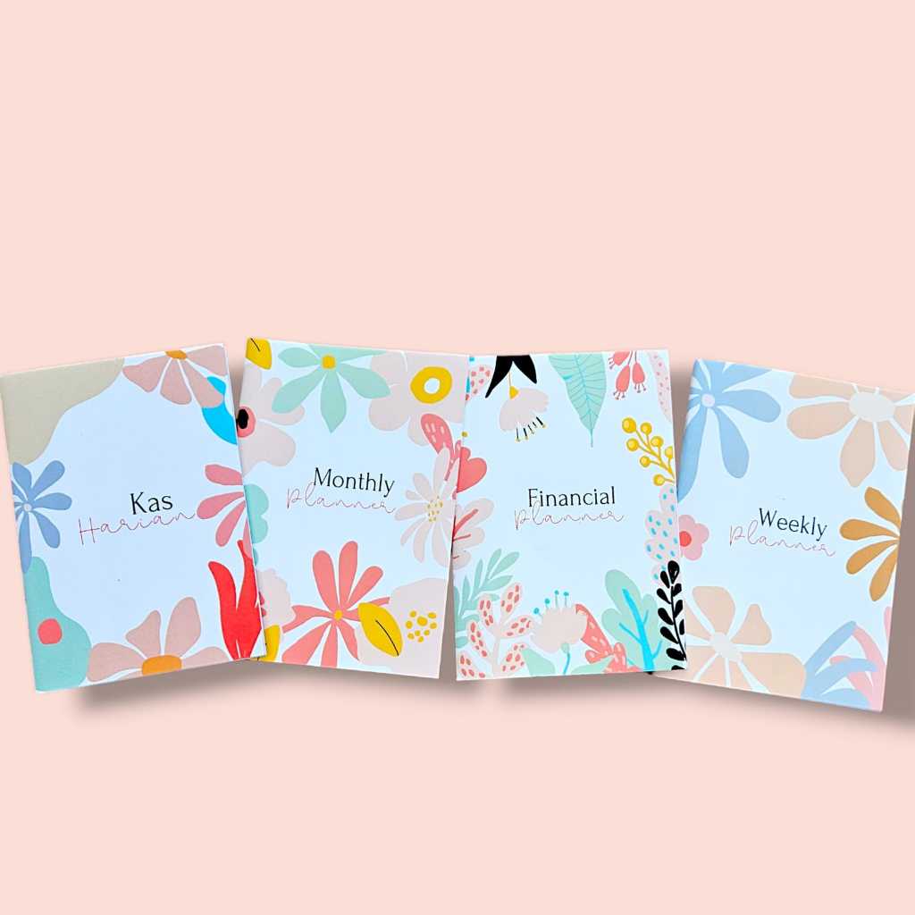 

Buku Catatan Keuangan / Planner Notebook (4 Buku)