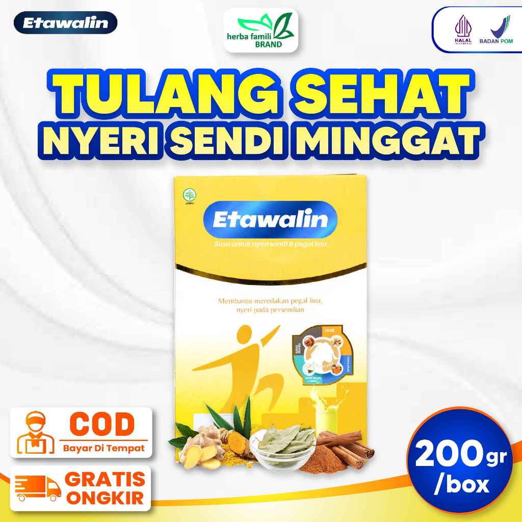 

ETAWALIN 100% ORIGINAL PAKET 1 - Susu Etawa Bubuk Atasi Nyeri Pinggang Sendi Lutut Rematik Asam Urat