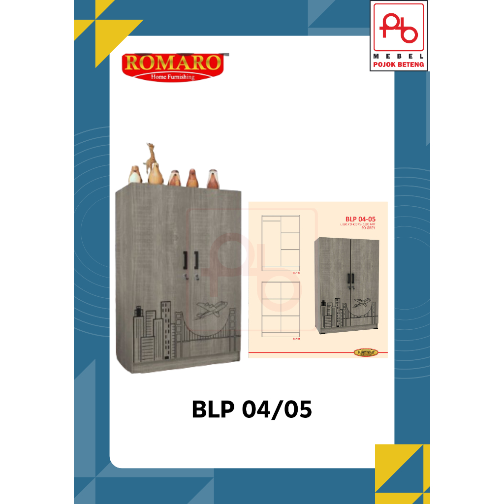Lemari Anak 2p Romaro BLP 04&05 Jogja