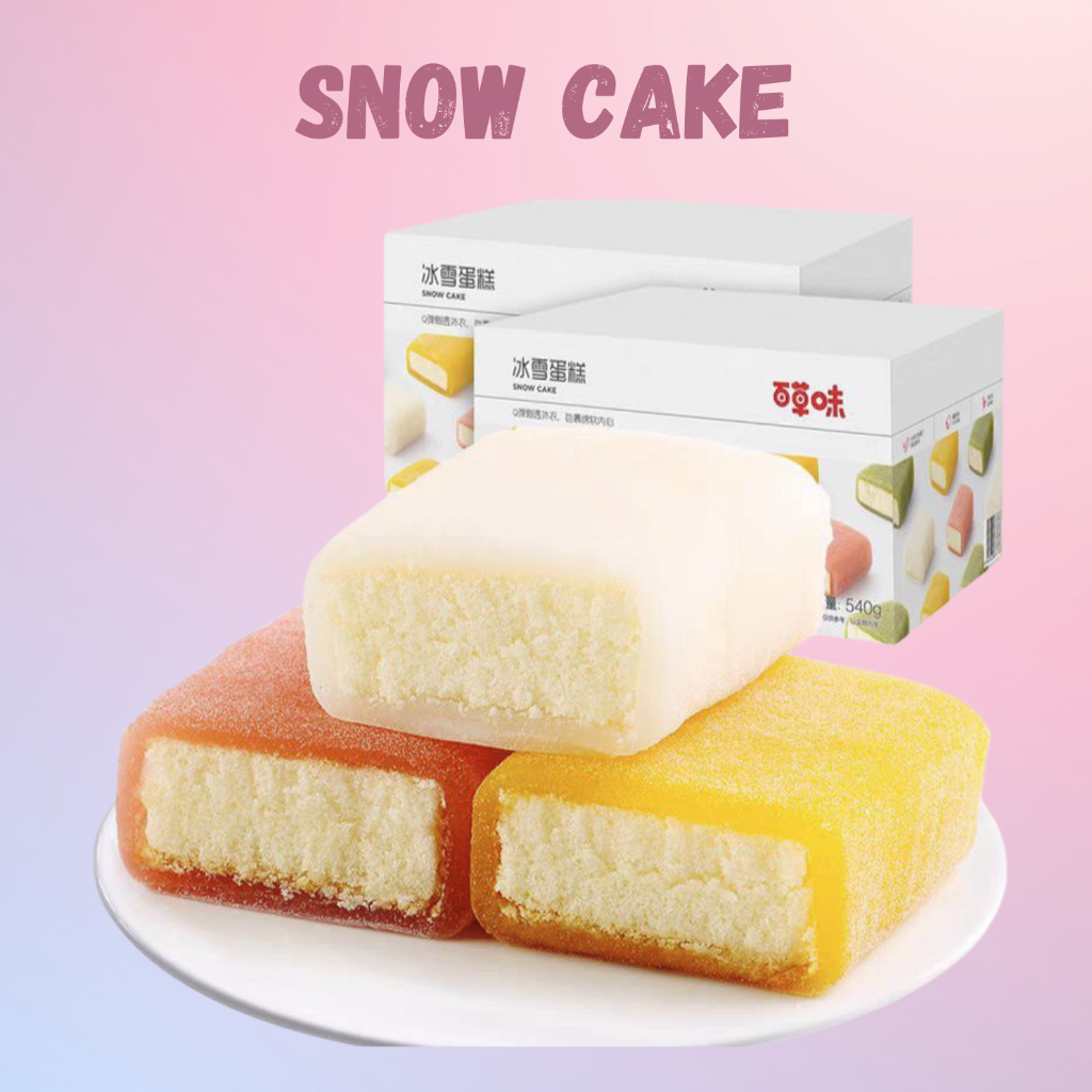 

(HALAL) 1 PCS 百草味 冰雪蛋糕 Snow Cake Ada Beberapa Varian Istimewa Mangga Matcha Strawberry Rasa Yang Memikat Selera Kelezatan Tiada Tara Dengan Tekstur Yang Kenyal