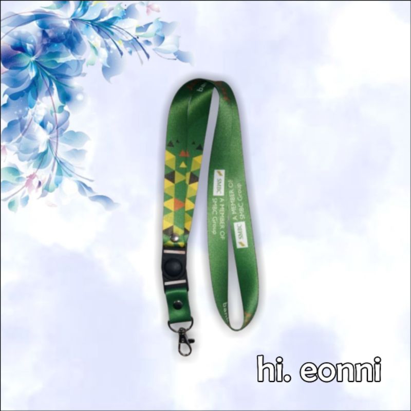 

Tali id card BANK SMBC / tali lanyard BANK SMBC (READY STOCK ) MURAH !!!
