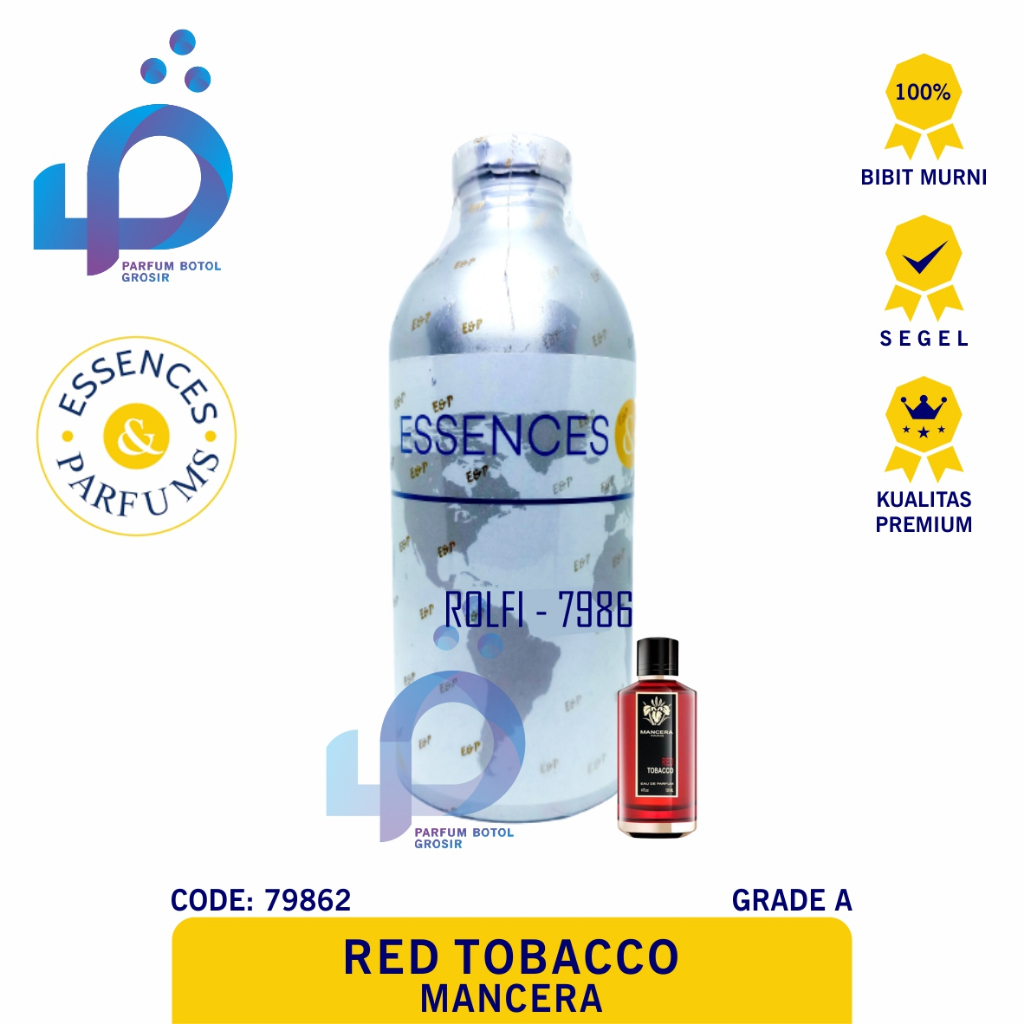 ROLFI 79862 | Senada Wangi mancera Red Tobacco by Essences | Grade A | 500gr Segel