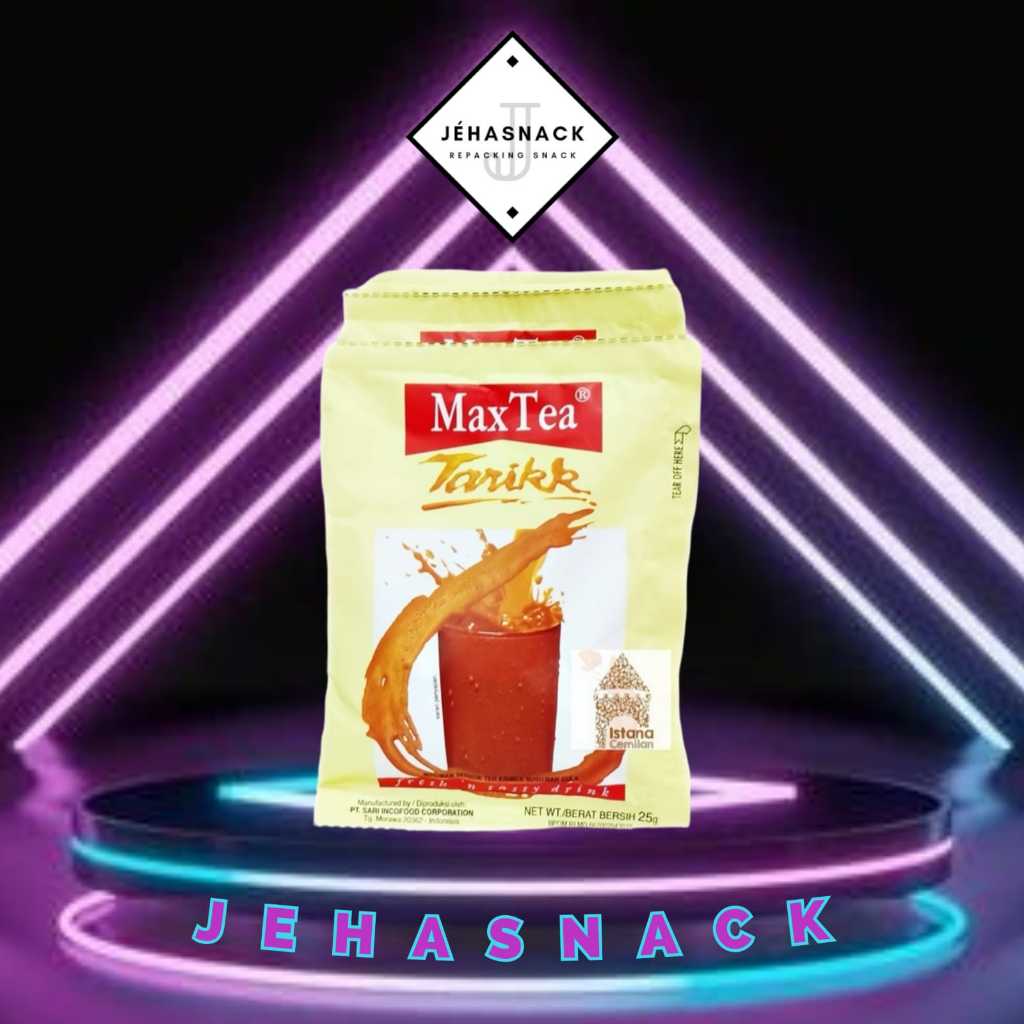 

[ TEH TARIK ] MaxTea / Max Tea Tarikk ( Instant Tea Sachet ) - 1renteng isi 10pcs