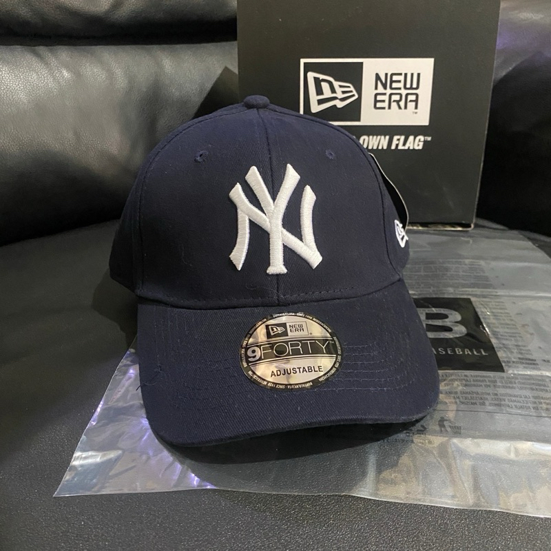 Topi BASEBALL New York Nyk Navy Blue Baseball Cap Free Box