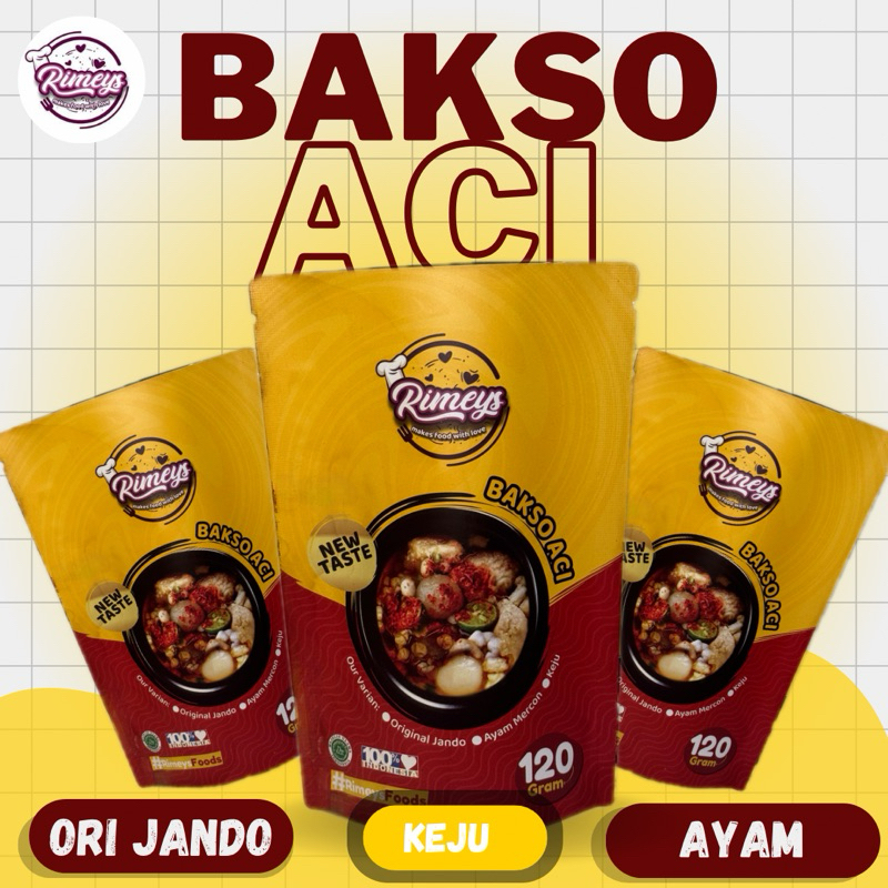 

Bakso aci khas bandung Berbagai varian rasa