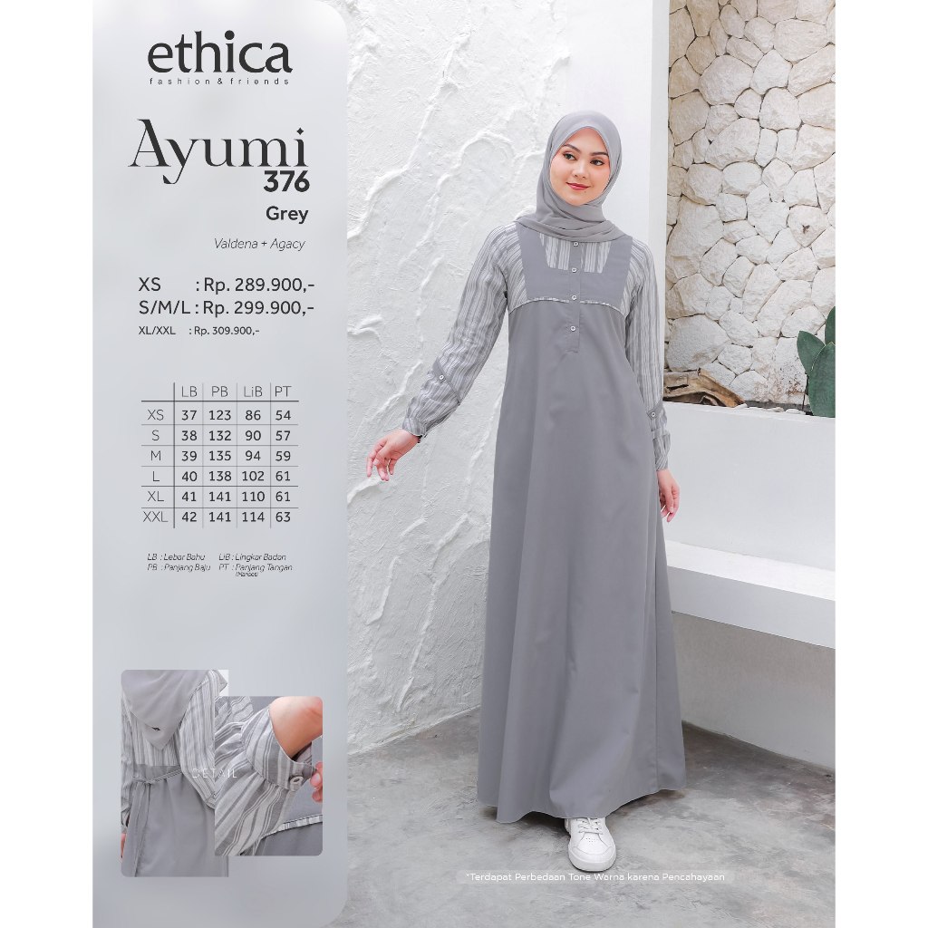 Gamis Daily Terbaru Ethica Ayumi 376