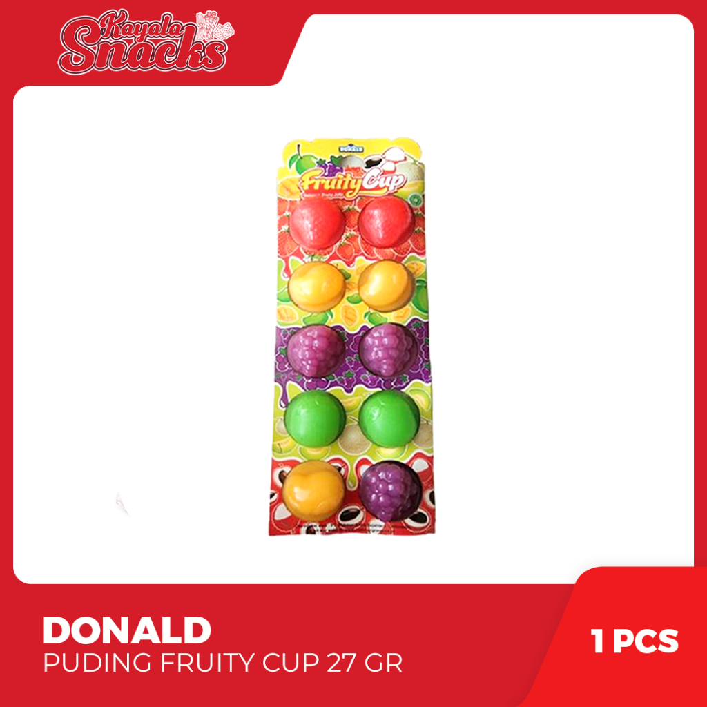 

DONALD Puding Fruity Cup 27 gr
