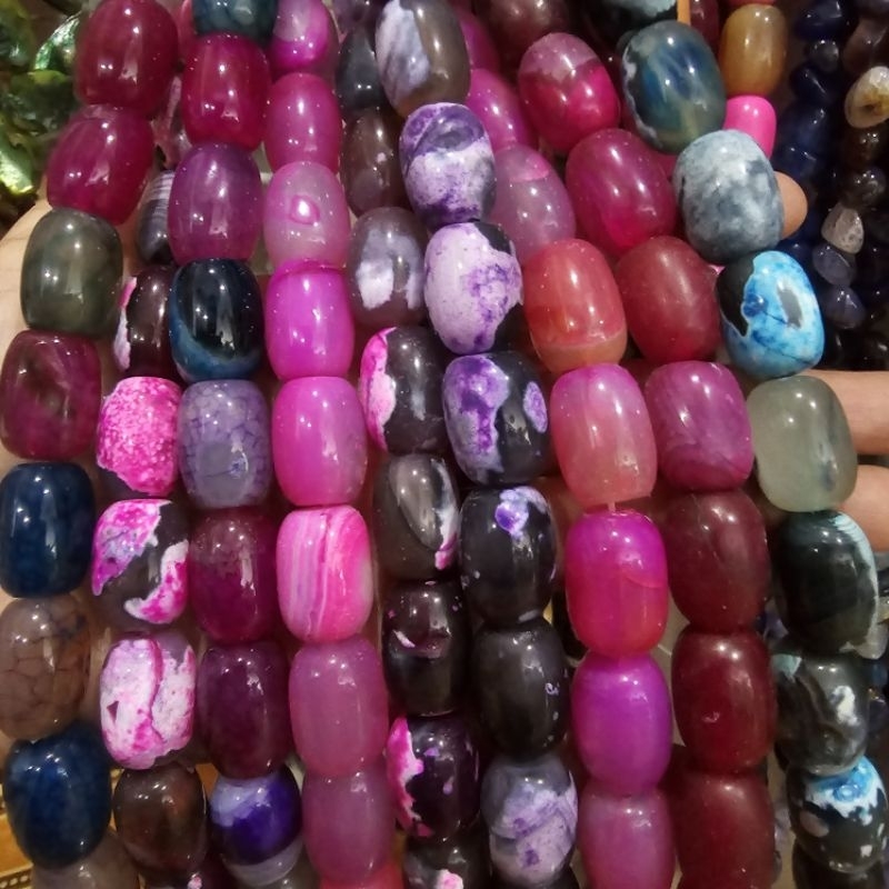 Batu Tabung | Batu Penden Tabung | Batu Agate Renteng | Batu Renteng