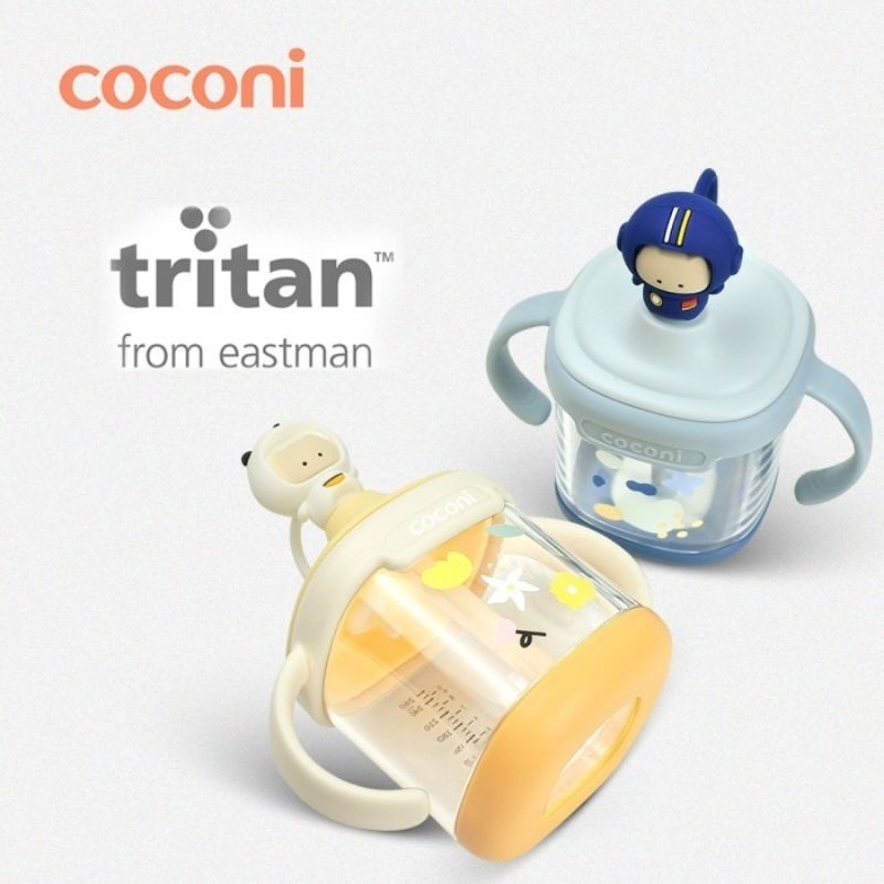 COCONI Sip'n Grow Tumbler 260ml || Sippy Cup Gelas Susu Anak Sedotan