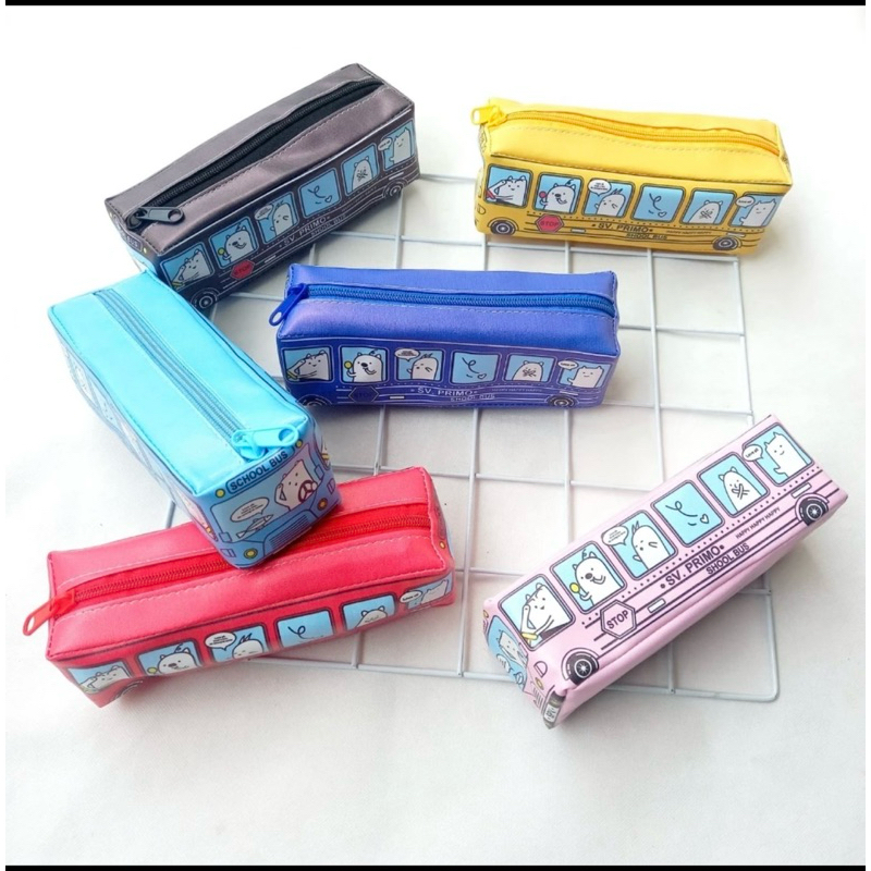 

Tempat Pensil Bentuk Bis Pouch School Bus