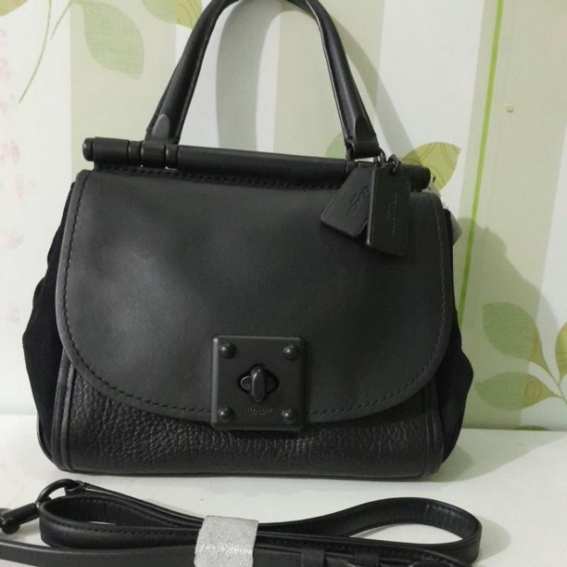 PRELOVED TAS WANITA COACH DRIFTER | TASCOC DRIFTER | CLUTCH DRIFTER HITAM | # DRIFTER |