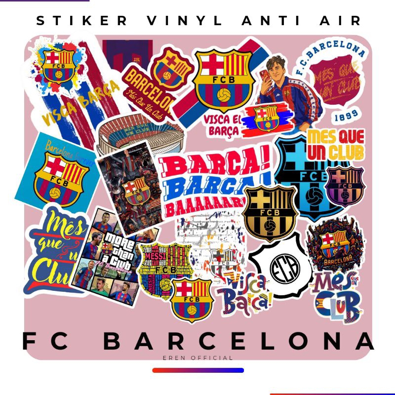 

STIKER CLUB BOLA BARCELONA ANTI AIR ISI 100 PCSPREMIUM