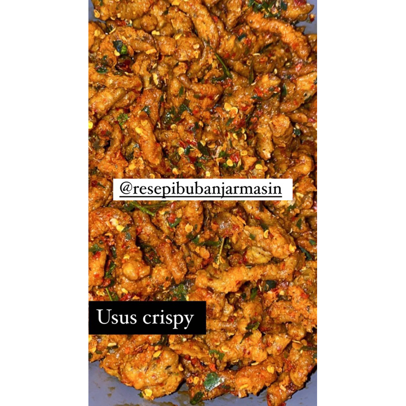 

USUS AYAM CRISPY 100 gram