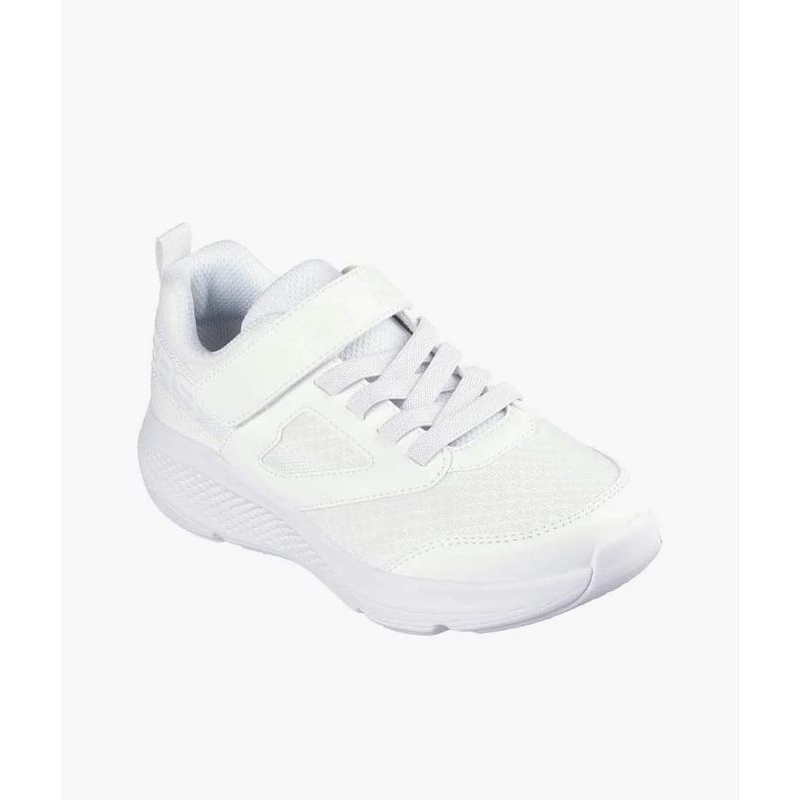 100% Original Skechers Go Run Elevate Girl's Shoes - Black dan White Kode Produk: SKE303932LB