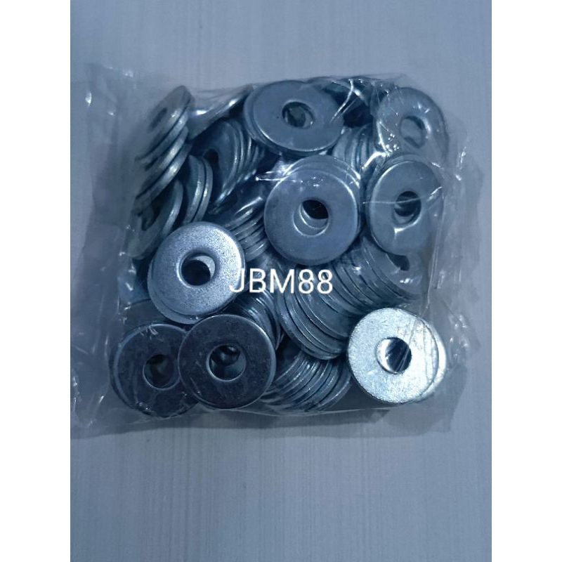 Harga 100 pcs Ring Plat 10 (m6) Putih Tebal +- 1,2mm