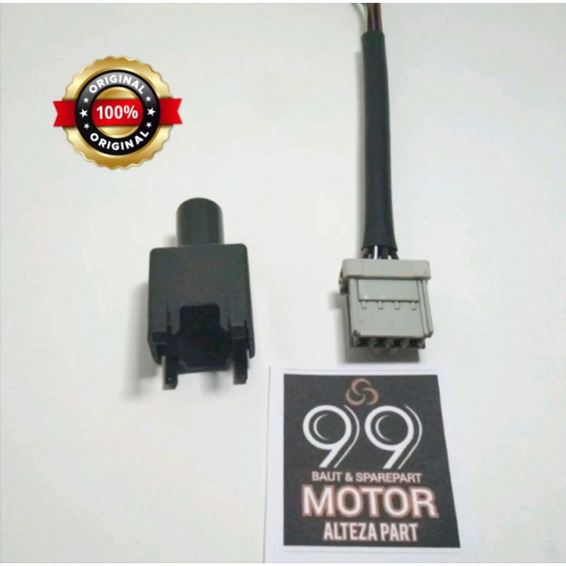 SOKET KABEL KUNCI KONTAK PIN 4 HONDA BEAAT STREET ECO SCOOPY VARIO 125/150 PLUS RUMAHNYA