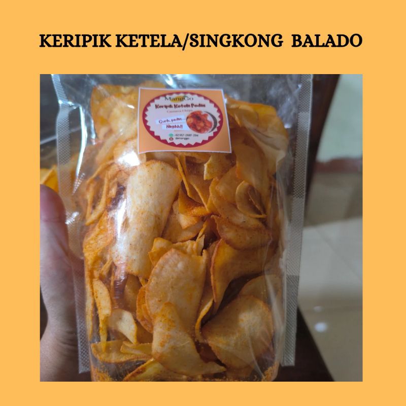 

CAMILAN KERIPIK KETELA KERIPIK SINGKONG PEDAS ASIN MANIS I KERIPIK KETELA BALADO