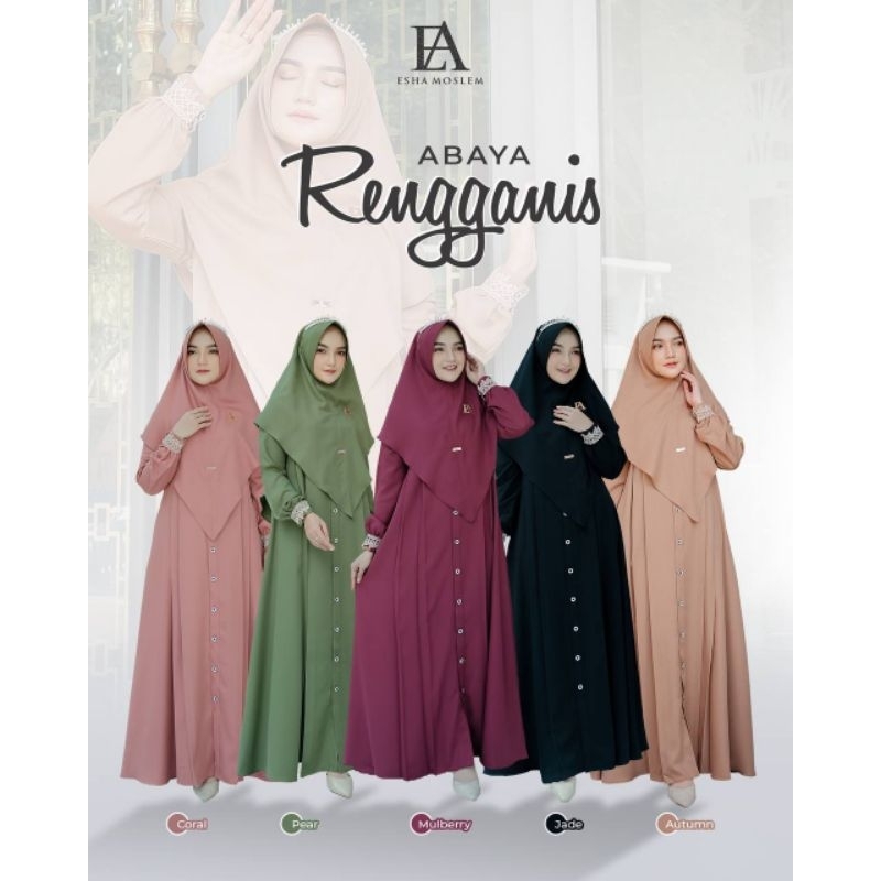 GAMIS ABAYA RENGGANIS BY ESHA MOSLEM
