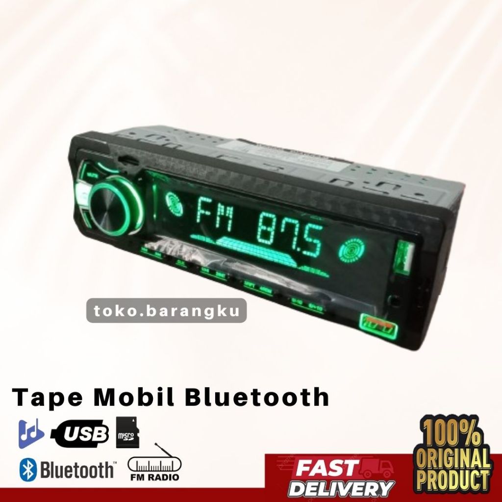 Single Din MP3 Head Unit Tape Mobil Multifungsi Bluetooth [ORIGINAL 100%] Audio JSD 530 (BISA CAS HP