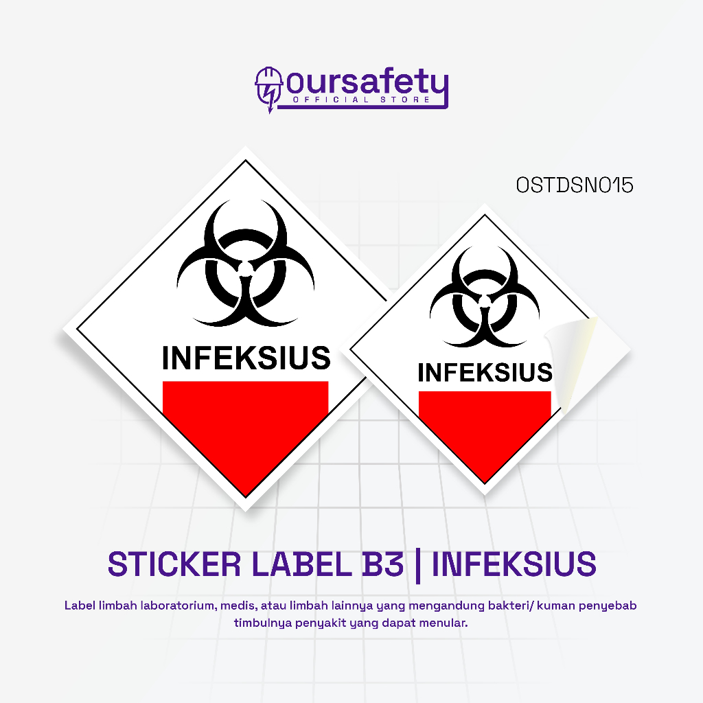 

Stiker B3 - Infeksus - Label Keamanan Bahan Berbahaya