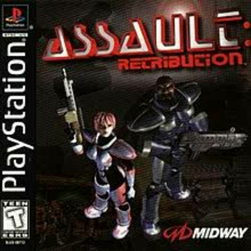 KASET CD GAME PS1 PSX PS ONE ASSAULLT RETRIBUTION COPAB / BURNING