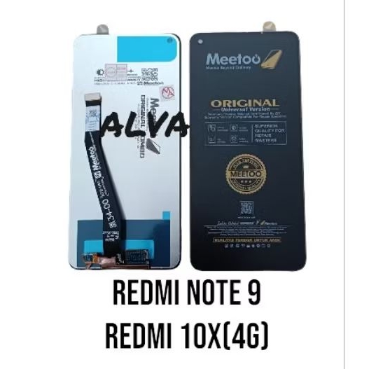 LCD Xiaomi Redmi Note 9 Meetoo LCD Fullset Touchscreen Redmi Note 9 Original Meetoo