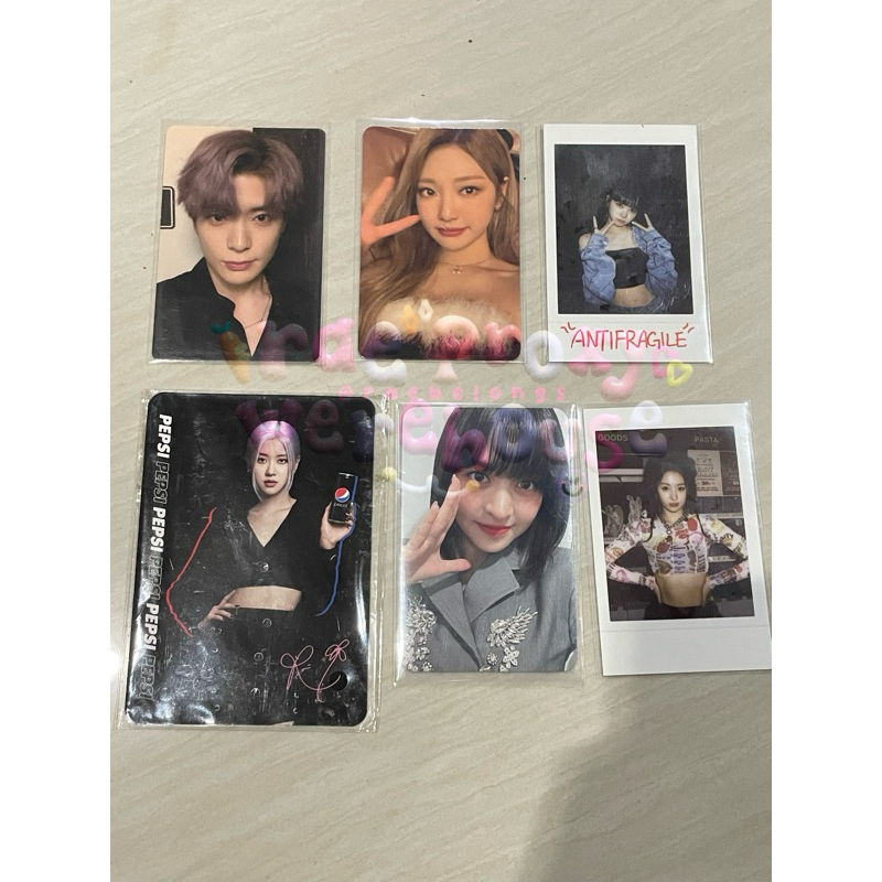 wts photocard ningning karina jungwoo jeonghan sector jaemin karina jaehyun ice kit