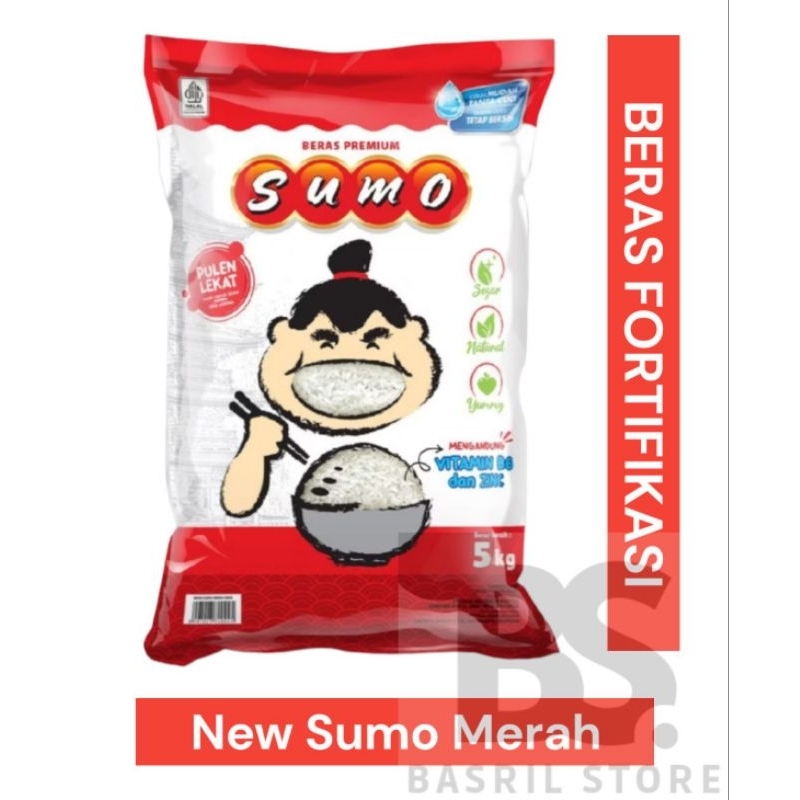 Sumo Merah 5kg Beras Sumo 5kg Beras Sumo Merah 5kg Beras 5kg Sumo Beras Fortifikasi Beras Sushi