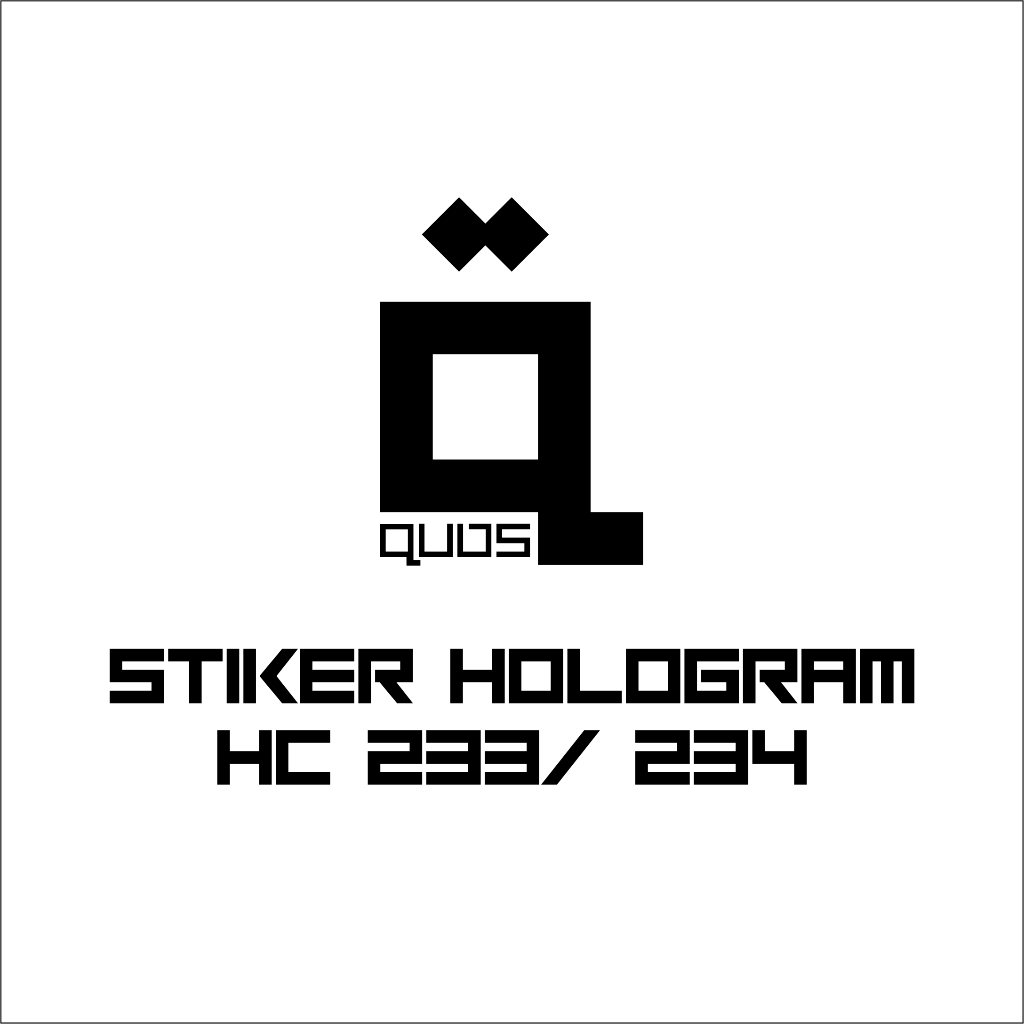 

QUDS.OFC | STIKER HOLOGRAM CUTTING HC