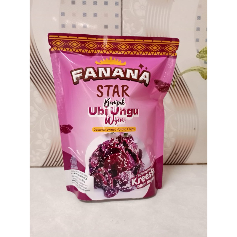 

Keripik Ubi Ungu Wijen (Fanana Oleh-Oleh Lampung)