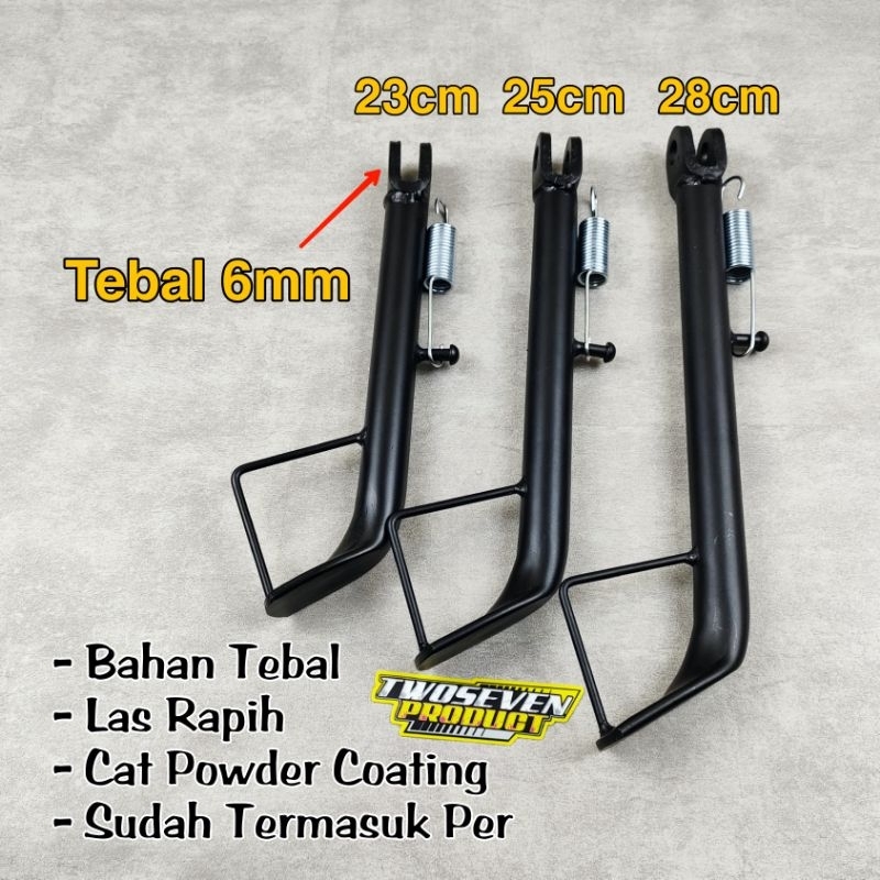 Standar Samping Satria Fu Satria 2 Tak Hiu Lumba Panjang 20cm 23cm 25cm 28cm