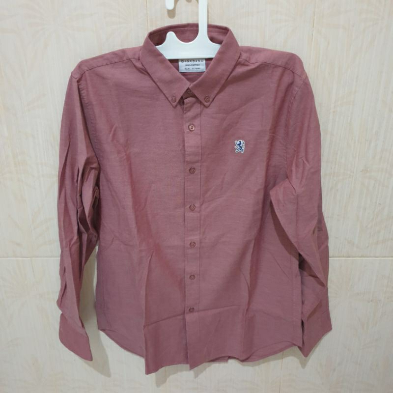 SALE KEMEJA COWOK GIORDANO lion