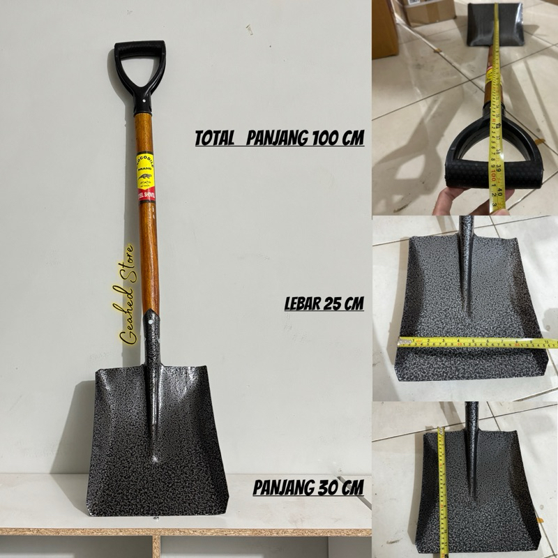 Sekup Pasir Cap Buaya Sekop Tanah Crocodile Bangunan Proyek