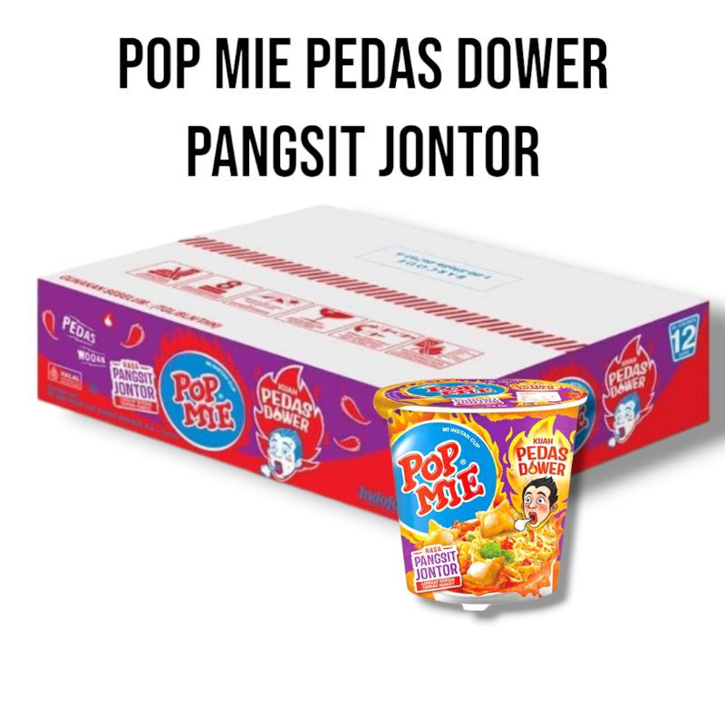 

Pop Mie Pedas Dower Pangsit Jontor