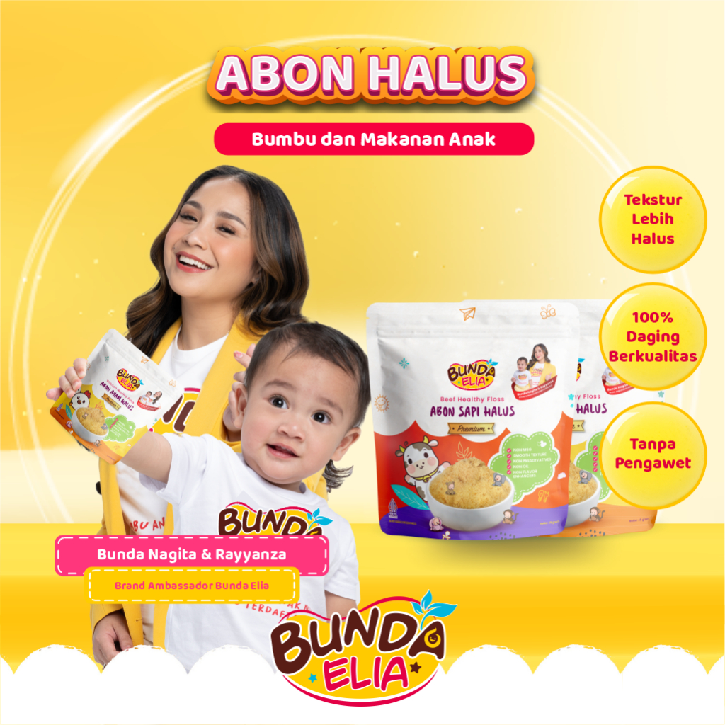 

bGF Bumbu Bunda Elia Abon Sapi MPASI / Abon Ayam / Abon MPASI / Abon Bayi / Abon Cipung Asli / Abon
