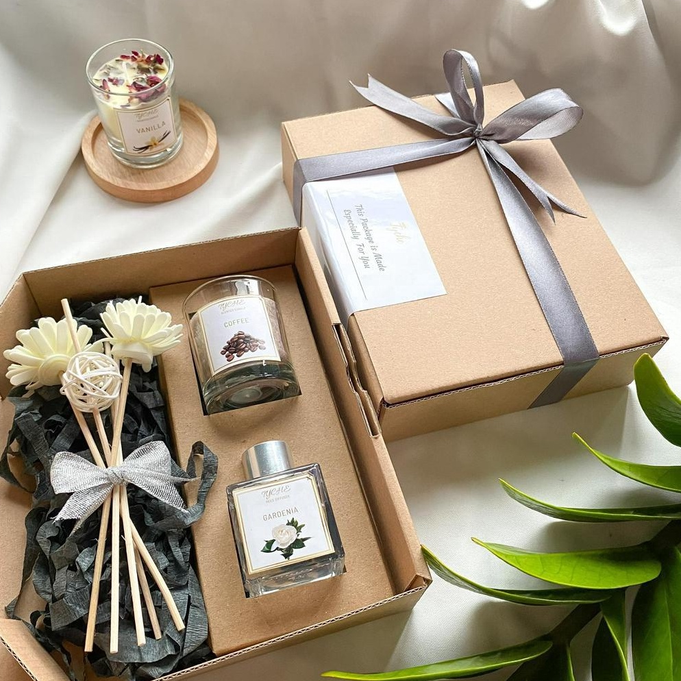 New Mart GIFT SET AROMATERI SOUVENIR  LILIN AROMATERAPI  HAMPERS COWOK  HAMPERS HITAM  KADO  GIFT BO