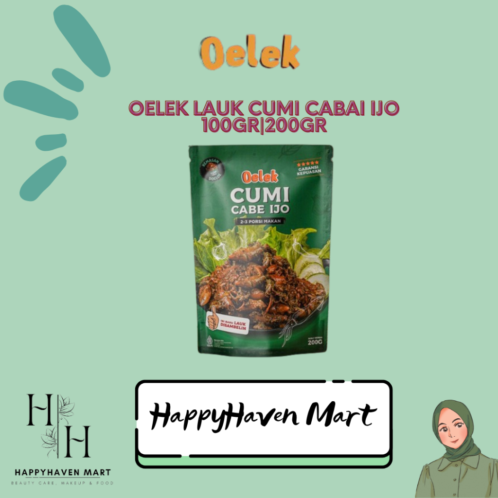 

Oelek Cumi Cabe Ijo Oelek 100gr dan 200gr