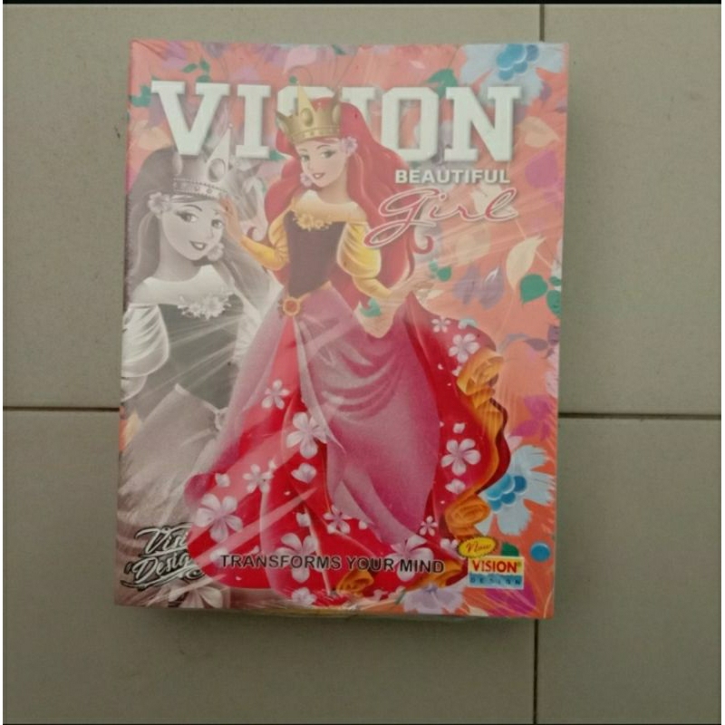 

BUKU TULIS MOTIF CEWE VISION 38 LEMBAR