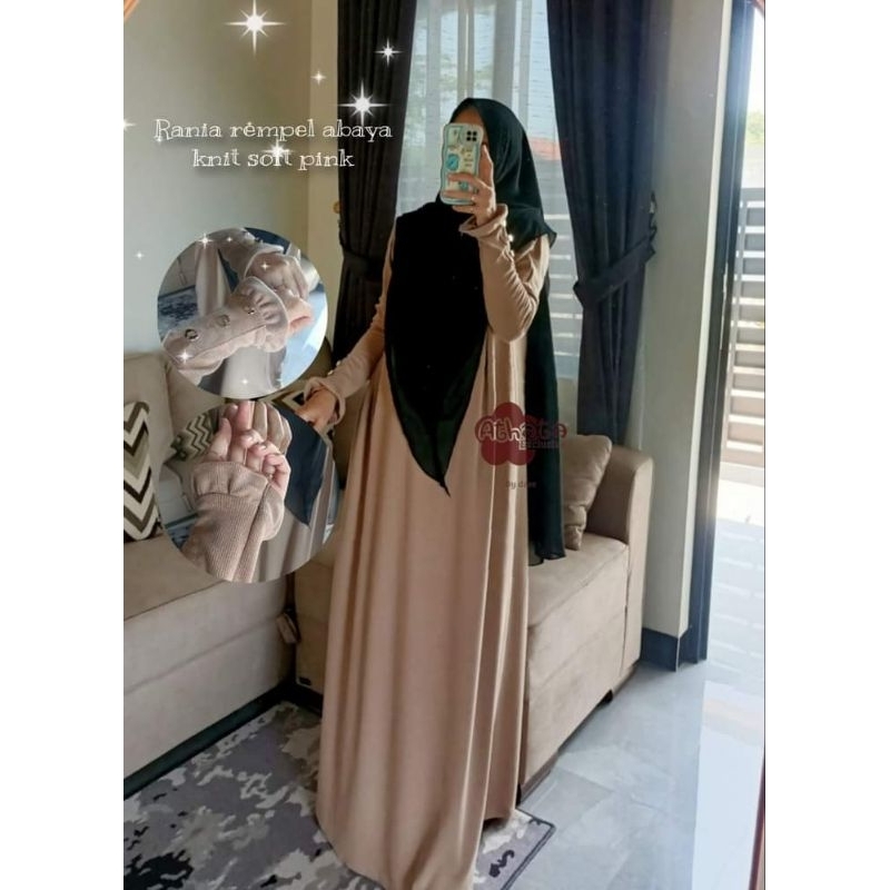 GAMIS MAXY KNIT LENGAN REMPEL // GAMIS KNIT BY ORIGINAL ATHATA
