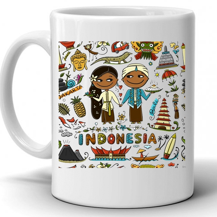 MUG CUSTOM TRAVELING / SOUVENIR NEGARA / MUG CUSTOM OLEH OLEH / MUG CUSTOM TRAVEL LUAR NEGERI